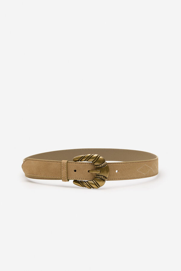 Cortefiel Cowboy belt Camel