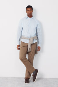 Cortefiel Poplin plain shirt