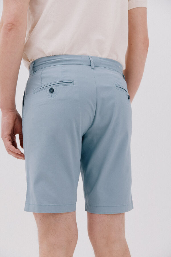 Cortefiel Chino bermuda shorts Blue