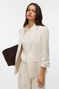 Vero Moda Blazer com lapelas e manga 3/4