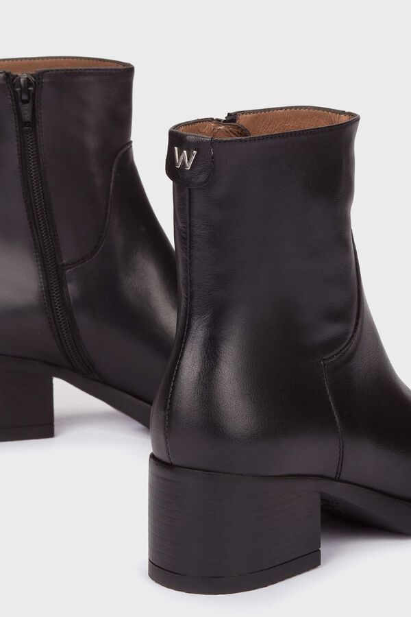 Wonders Botins Santa Fe 61 em pele Preto