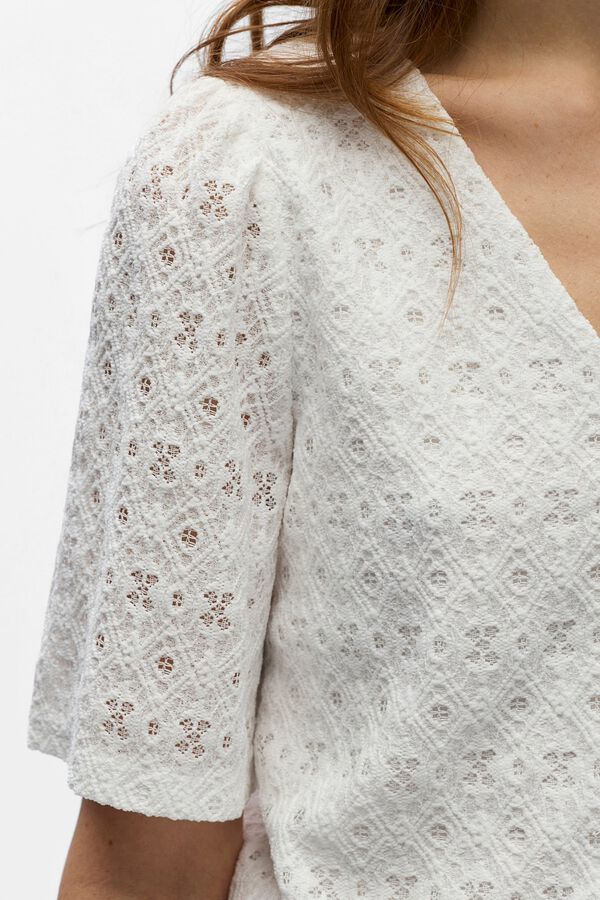 Object Top estrutura manga curta Branco