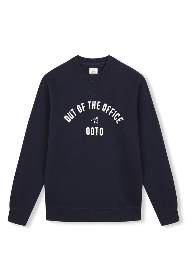 OOTO Sudadera caja logo Azul marino