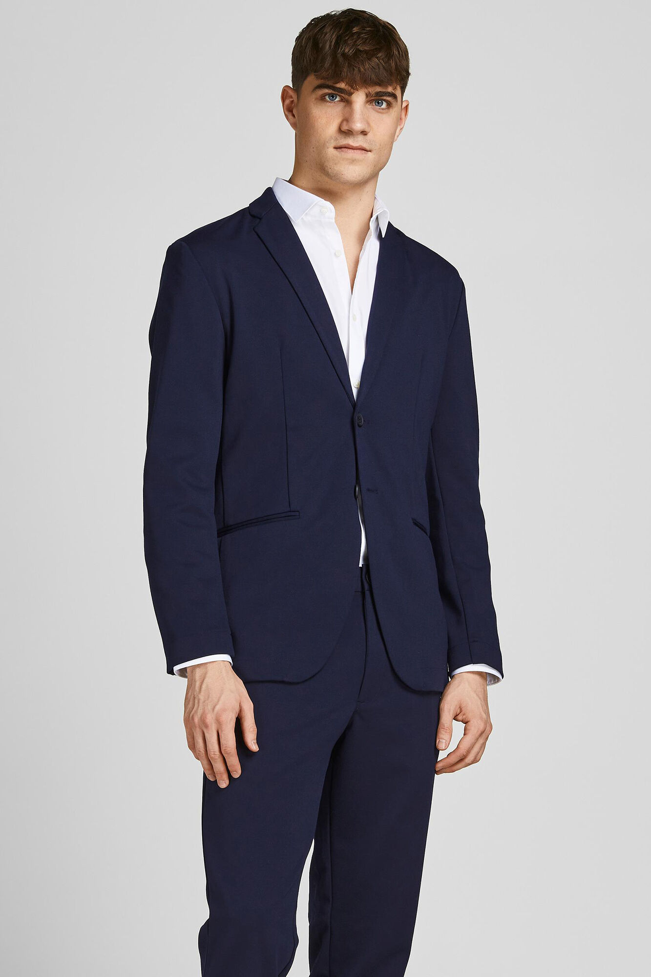 Muscle fit blazers top