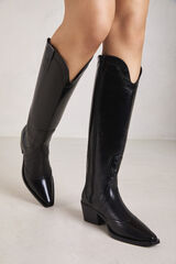 Bryan Stepwise Botas de pele Manuela Preto