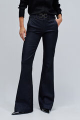 Salsa Jeans Calça calças chino flare secreta com cinto Azul