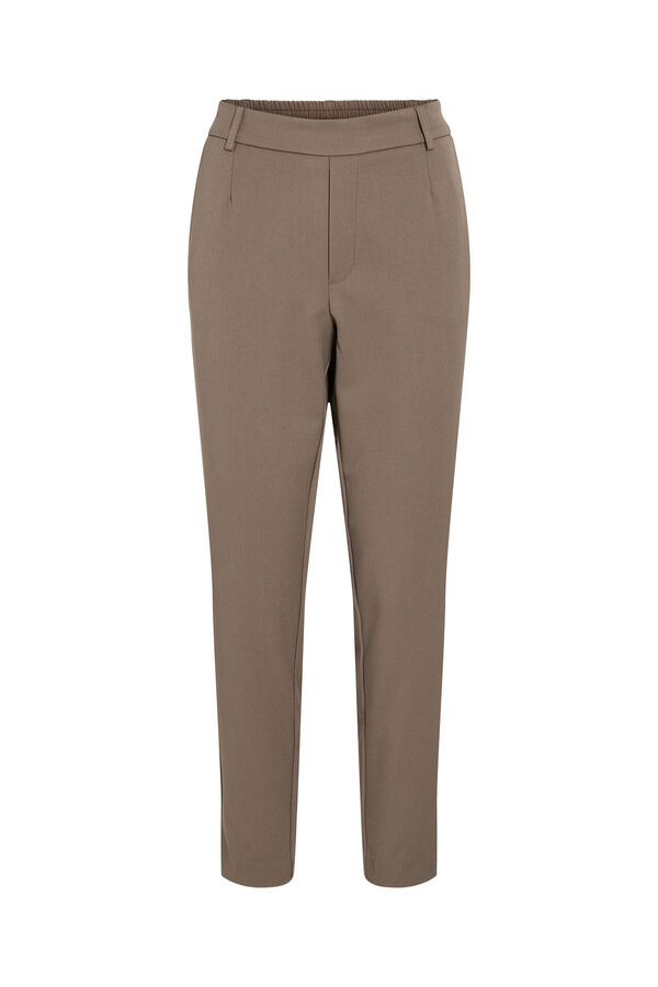 Vila Tapered trousers Brown