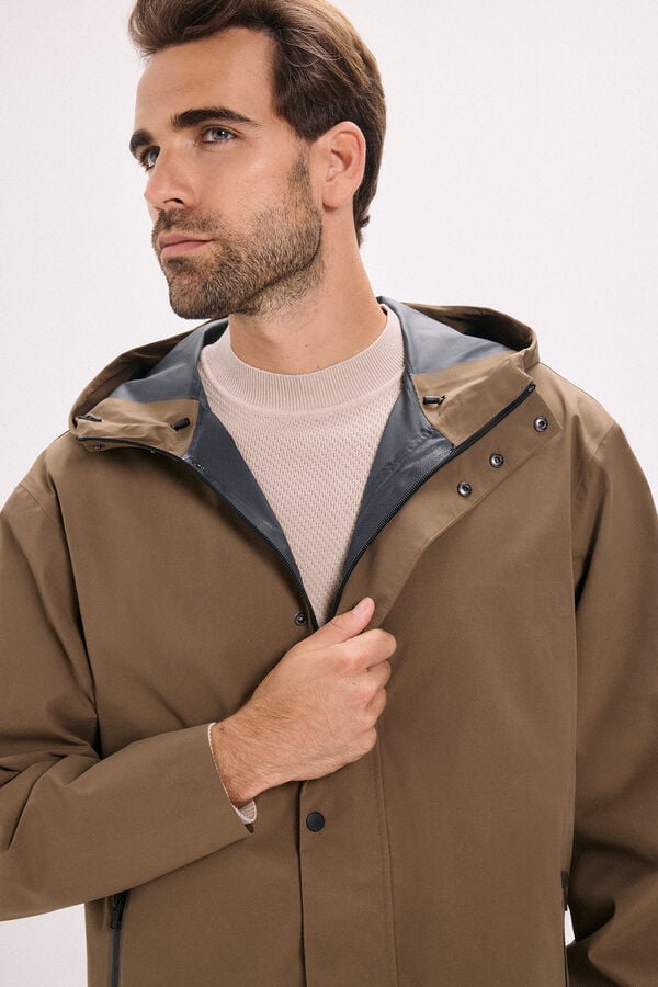 Jack & Jones Cazadora regular fit waterproof Gris