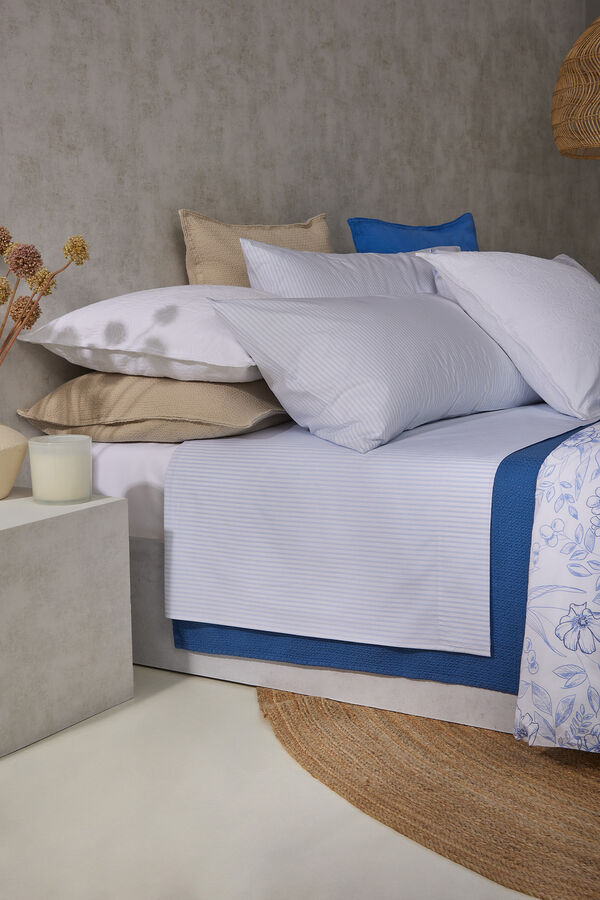 Cortefiel Isola Blue Bedsheet Set cama 135-140 cm Blue