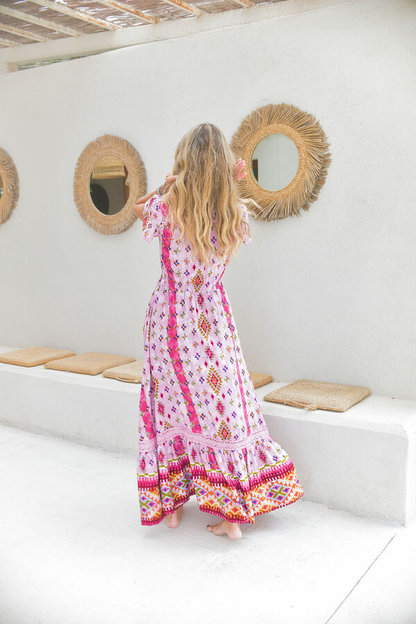 Jaase Vestido comprido Carmen Subiu