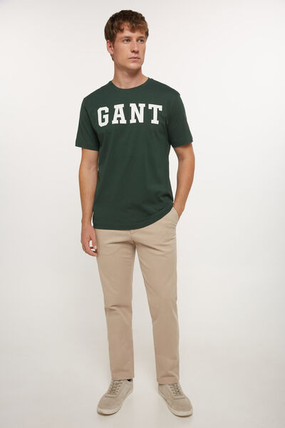 Cortefiel Camiseta con motivo GANT Verde oscuro