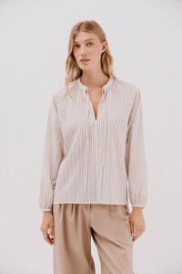 Cortefiel Blusa rayas cordon