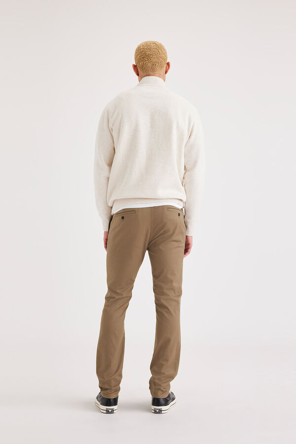 Cortefiel Pantalones chinos Skinny Fit Original para hombre Marrón