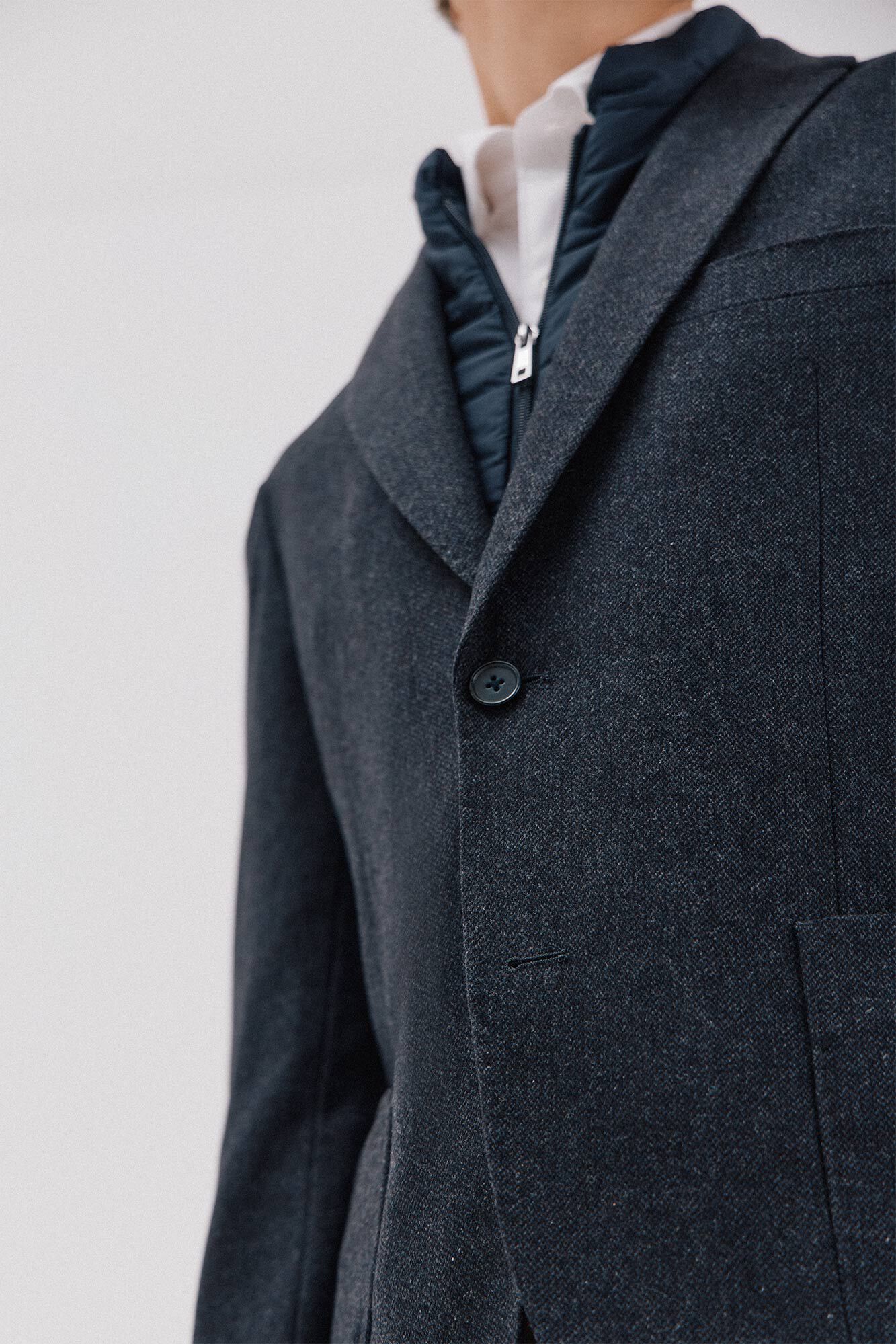 Cortefiel Wool blazer with removable lining