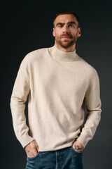 OOTO Jersey cuello perking Beige