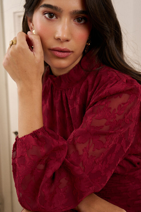 Polín Et Moi Vestido curto Ada Vermelho