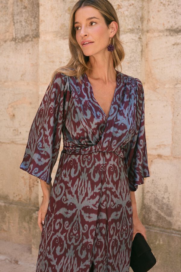 Pol&iacute;n Et Moi Vestido de convidada Artemisa Granada