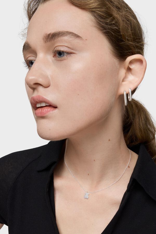 Tous Collar corto plata Sweet Dolls Gris