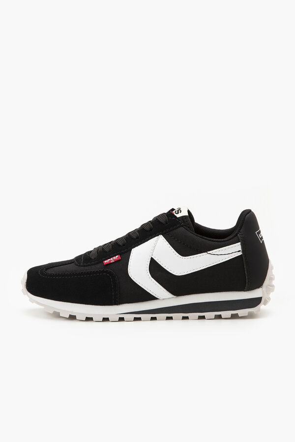 Cortefiel Stryder Red Tab S trainers Black