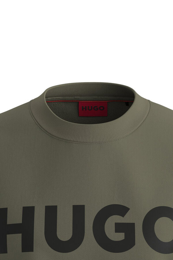 HUGO Sweatshirt com logo Tostado