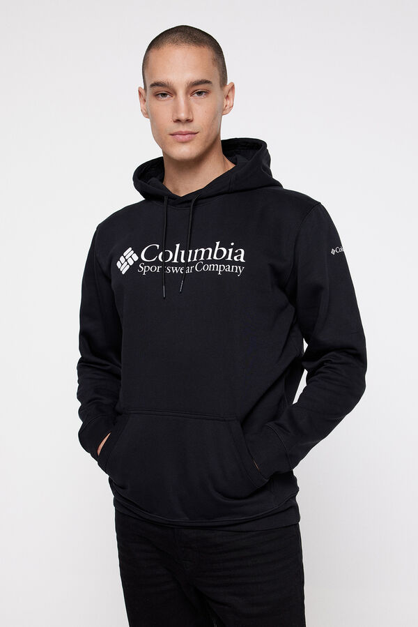 Cortefiel Sudadera con capucha Columbia hombre CSC Basic Logo™ II Negro