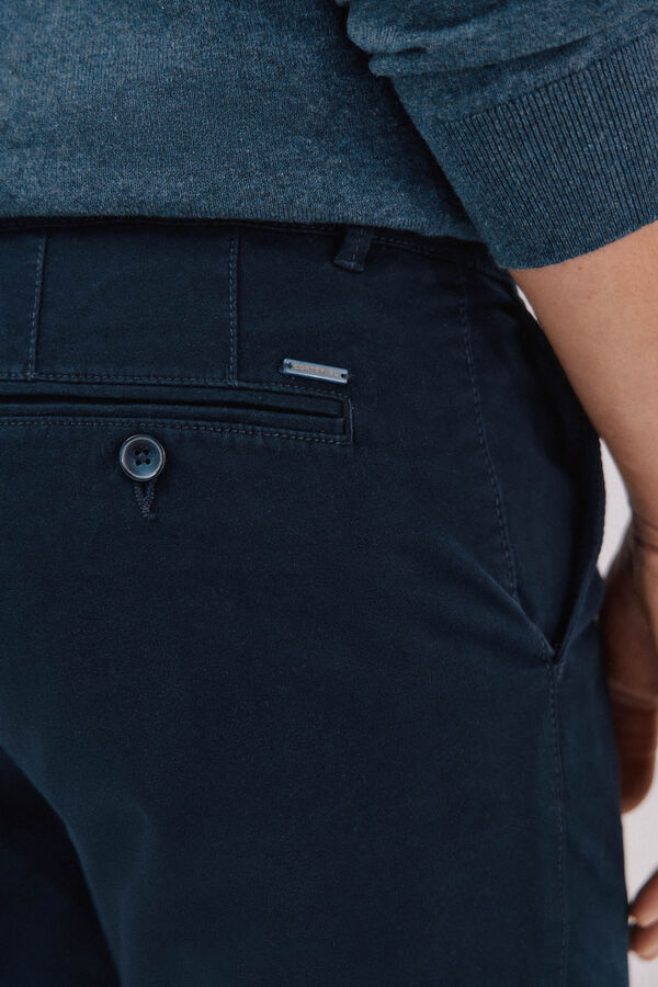Cortefiel Slim fit chinos Navy
