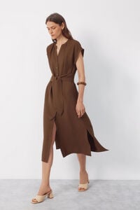 Cortefiel Printed belted dress