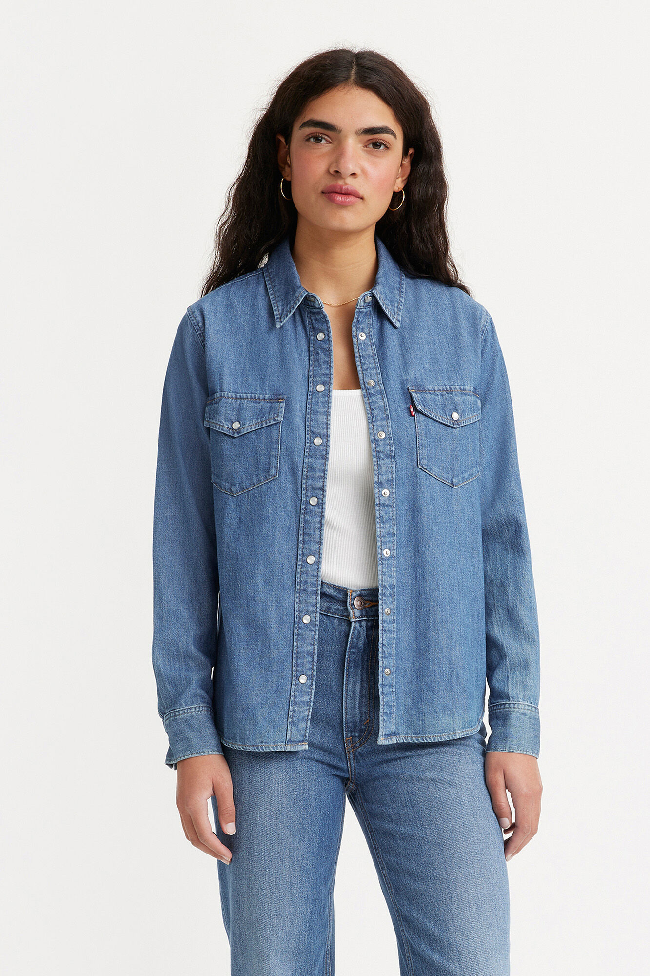 Cortefiel camisa vaquera mujer sales