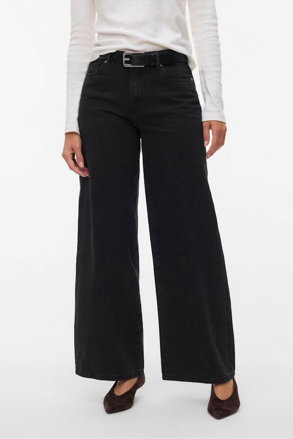 Vero Moda Wide fit jeans Black