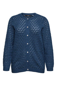 Vero Moda Curve Casaco de malha rendado tamanho grande