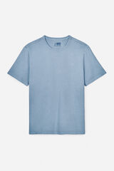 OOTO T-shirt básica com bordado avião OOTO Azul