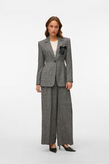 Vero Moda Blazer longo com efeito marmorizado Preto
