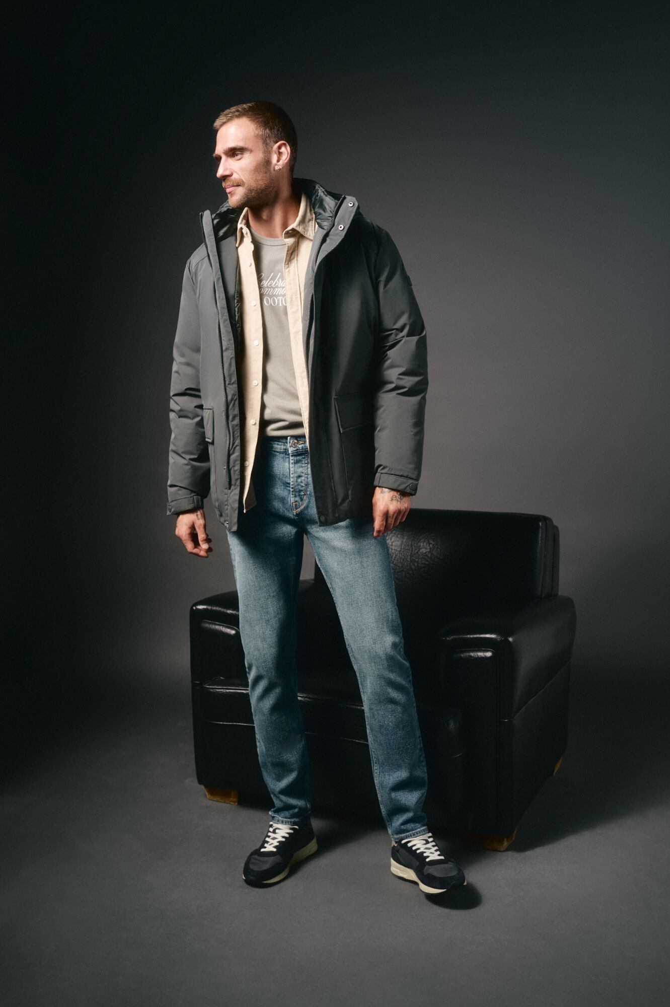 OOTO Parka acolchoada capuz