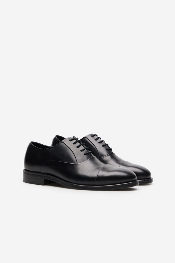 Cortefiel Lace-up dress shoe Black