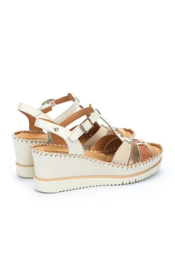 Pikolinos Sandalias cuña Blanco