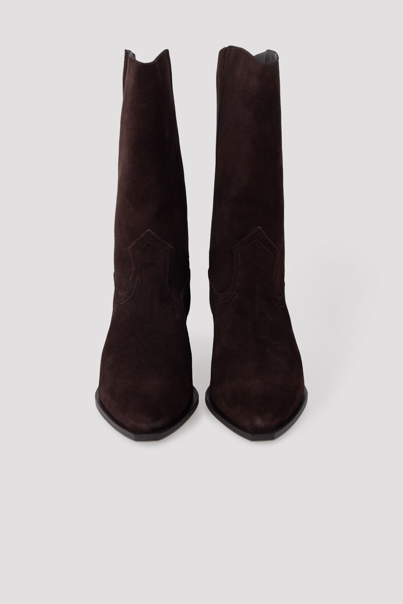 Cortefiel Mid-calf leather boot