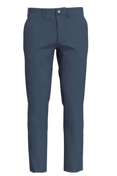 Cortefiel Pantalón chino Slim Fit confeccionado con algodón orgánico. Blue