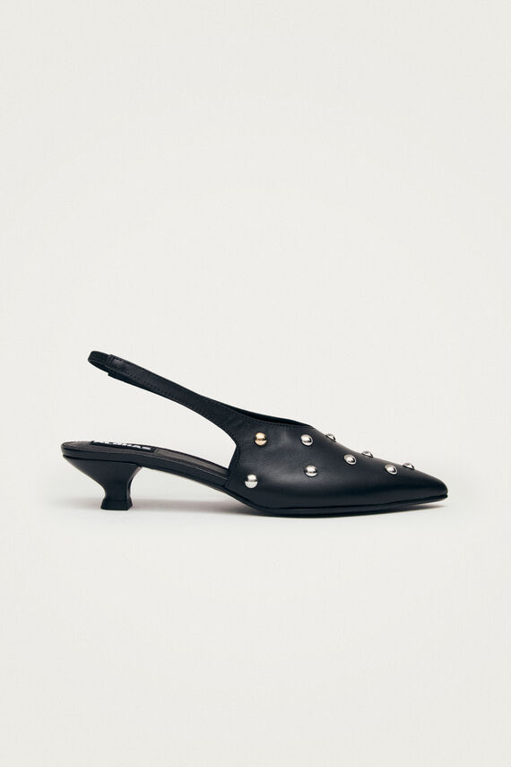 Zapatos de tacón de cuero Eros Studs