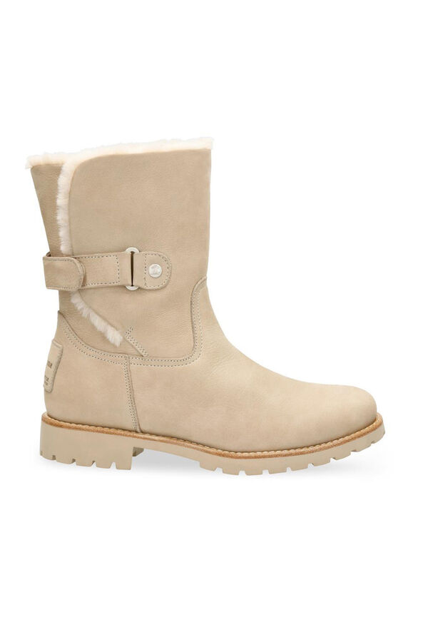 Panama Jack Bota feminina baixa Tostado