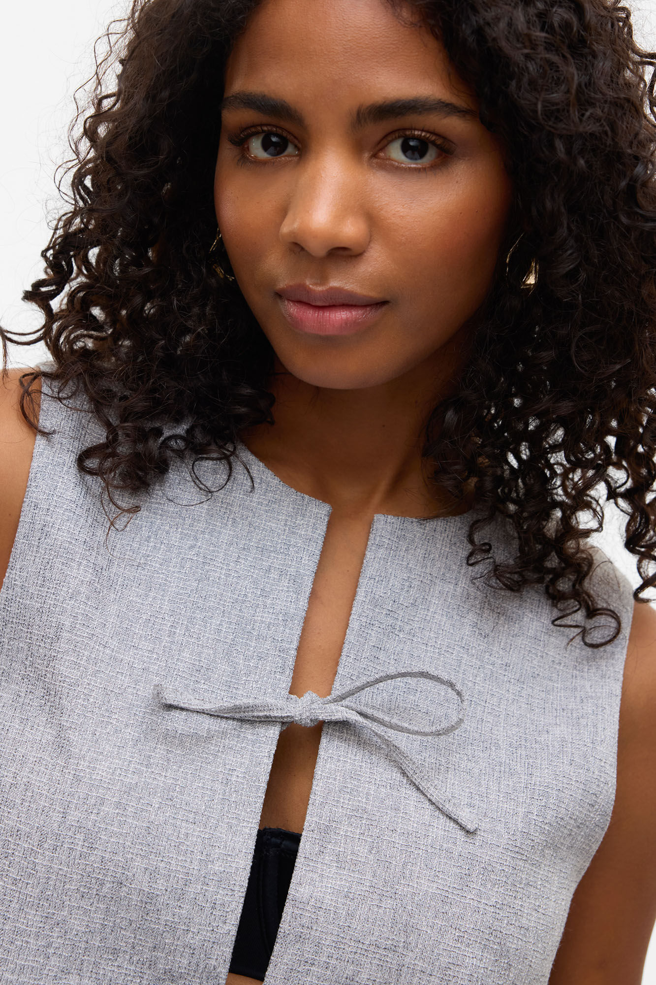 Vero Moda Colete de tweed