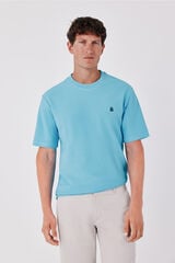 Cortefiel T-shirt estruturada Azul
