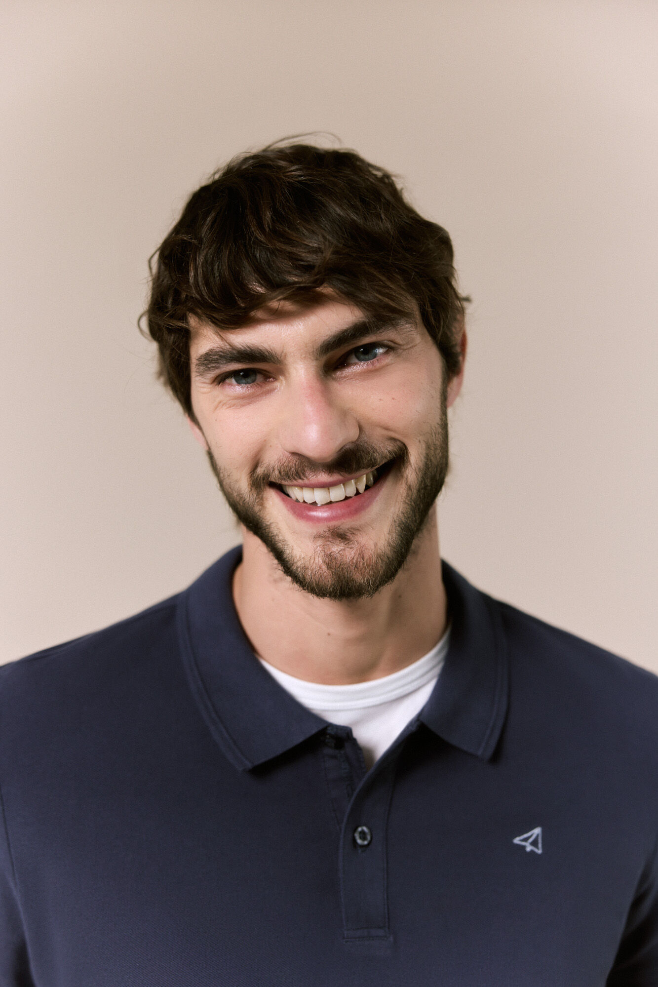 OOTO Polo b&aacute;sico em piqu&eacute; lavado