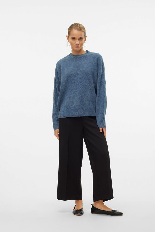 Cortefiel Essential knit jumper Navy