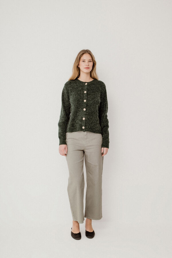 Vila Jewel buttons Cardigan Turquoise