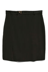 Vero Moda Curve Saia curta com cinto, tamanho grande, l  Preto