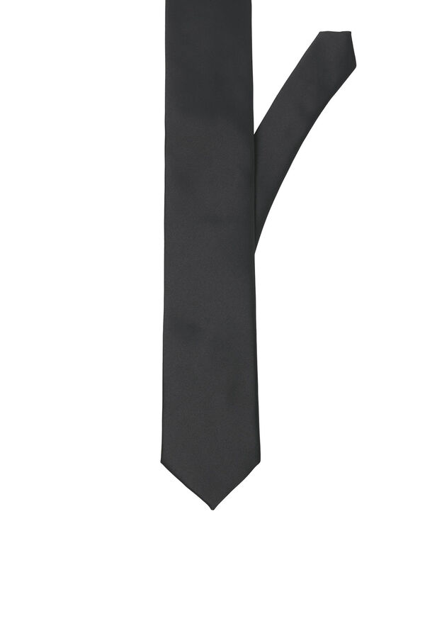 Cortefiel Plain tie Black