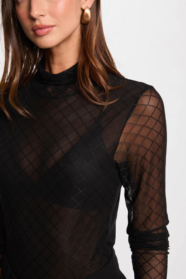 Morgan T-shirt manga Preto