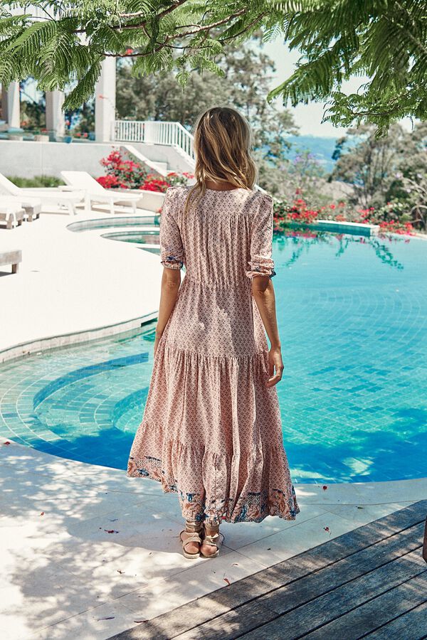 Jaase Vestido comprido Tessa Subiu