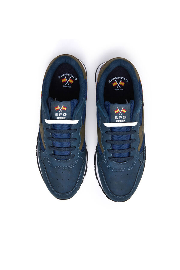 Spagnolo Men's casual running sneakers Navy