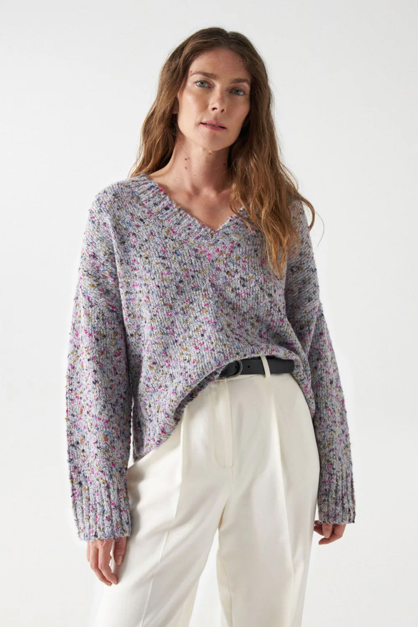Chunky grey clearance jumper womens